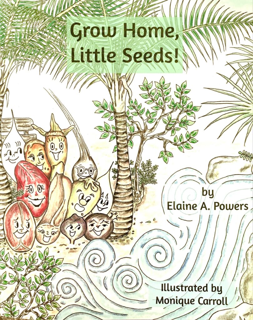 illustration of book cover Grow Home Little Seeds
