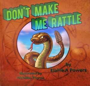 book cover graphic of rattlesnake