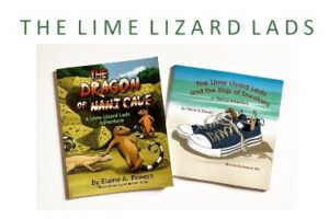 book covers lime lizard lads