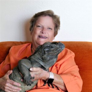 elaine a powers with rhino iguana rango