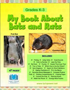 image of a book cover, My Book About Bats and Rats