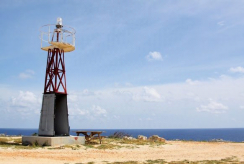 a photo of the lighthouse on Cayman Brac