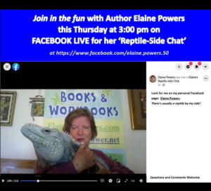 graphic Facebook Live Reptile Side Chat