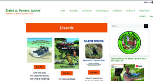 screenshot web page Lizards