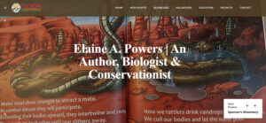 Tucson Environmental headline: Elaine A. Powers: Author, Biologist, & Conservationist.